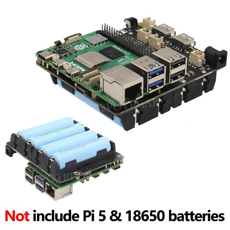 X1202 Raspberry Pi 5 UPS Power - Raspberry Pi Uninterrupted Power Supply Ups 18650 ulasan dan harga