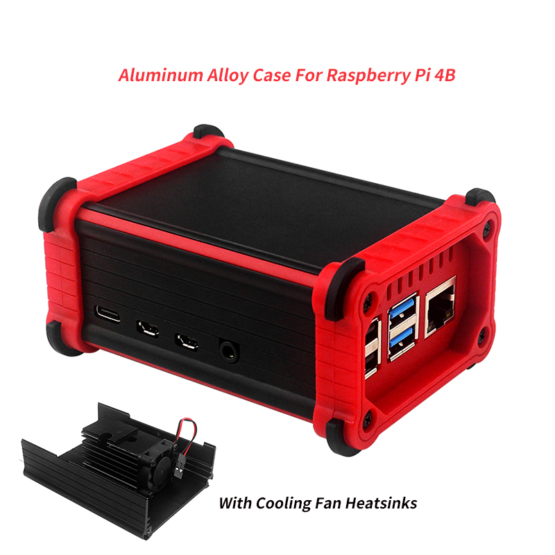 Raspberry Pi 4B Aluminum Alloy - Argon One V3 M.2 Nvme Case ulasan dan harga