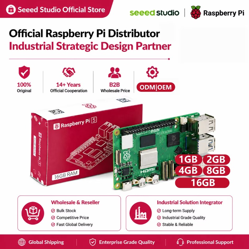 Wholesale Product Original 5 D - Raspberry Pi 5 8Gb Board ulasan dan harga