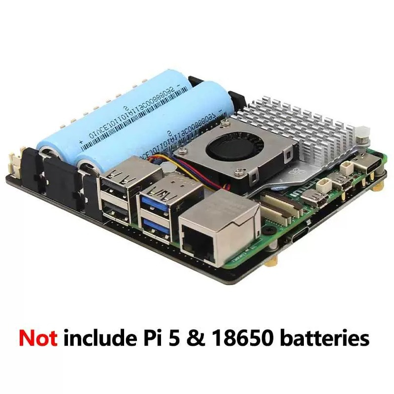 Raspberry Pi 5 X1201 UPS Power - Raspberry Pi Uninterrupted Power Supply Ups 18650 ulasan dan harga